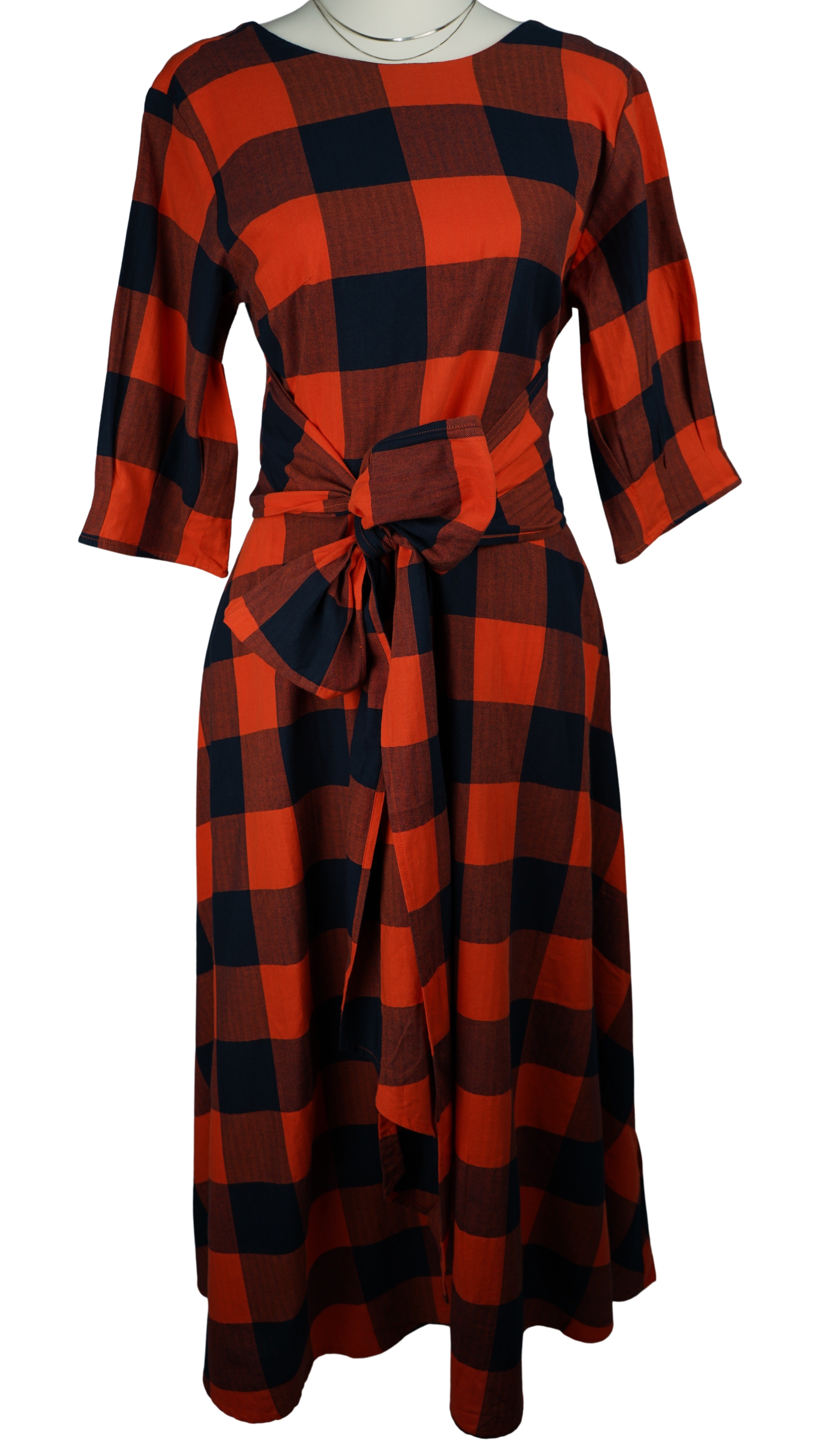 BLOCK CHECK DRESS【離島配送不可】