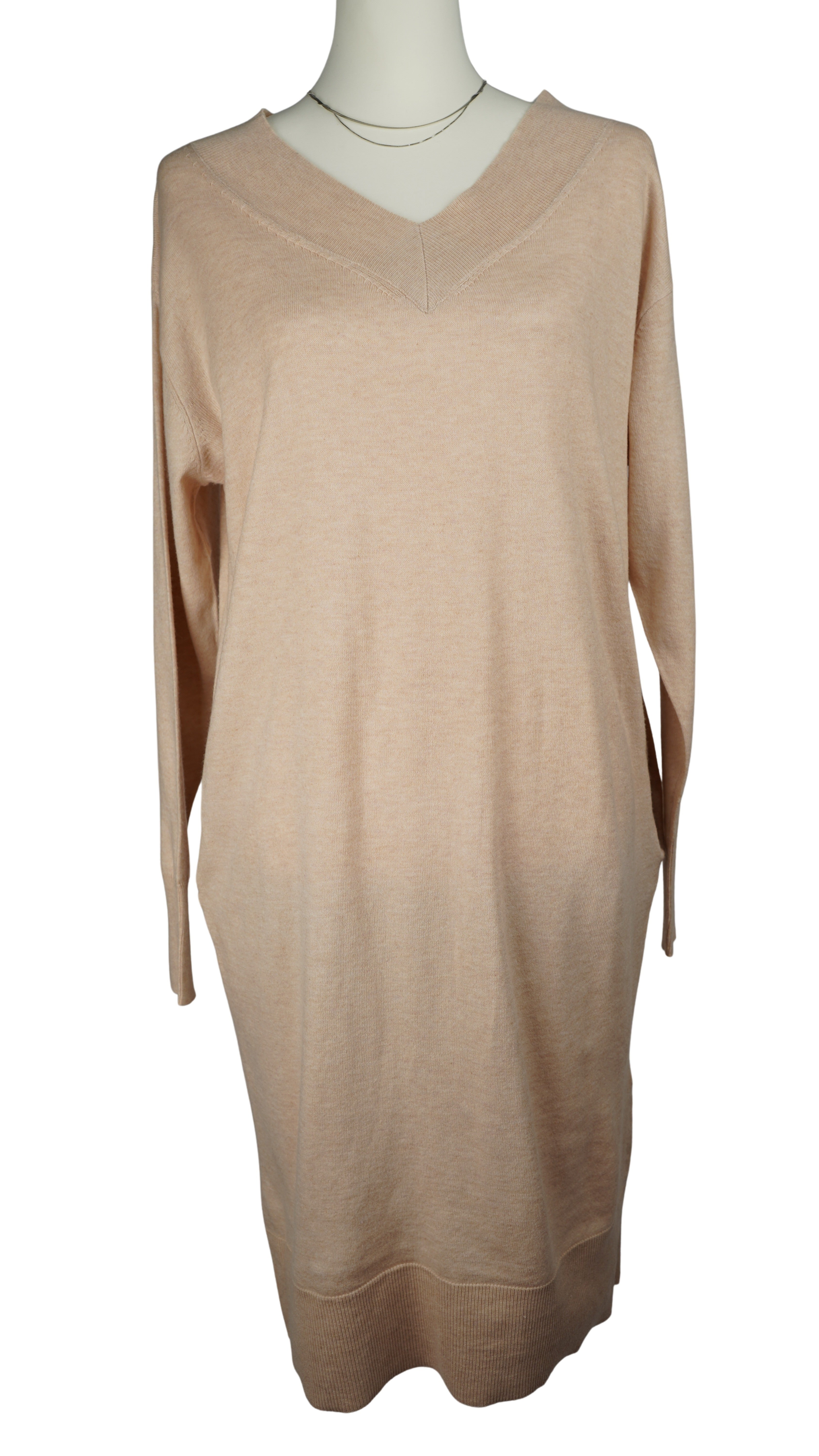 VNECK KNIT ONEPIECE【離島配送不可】