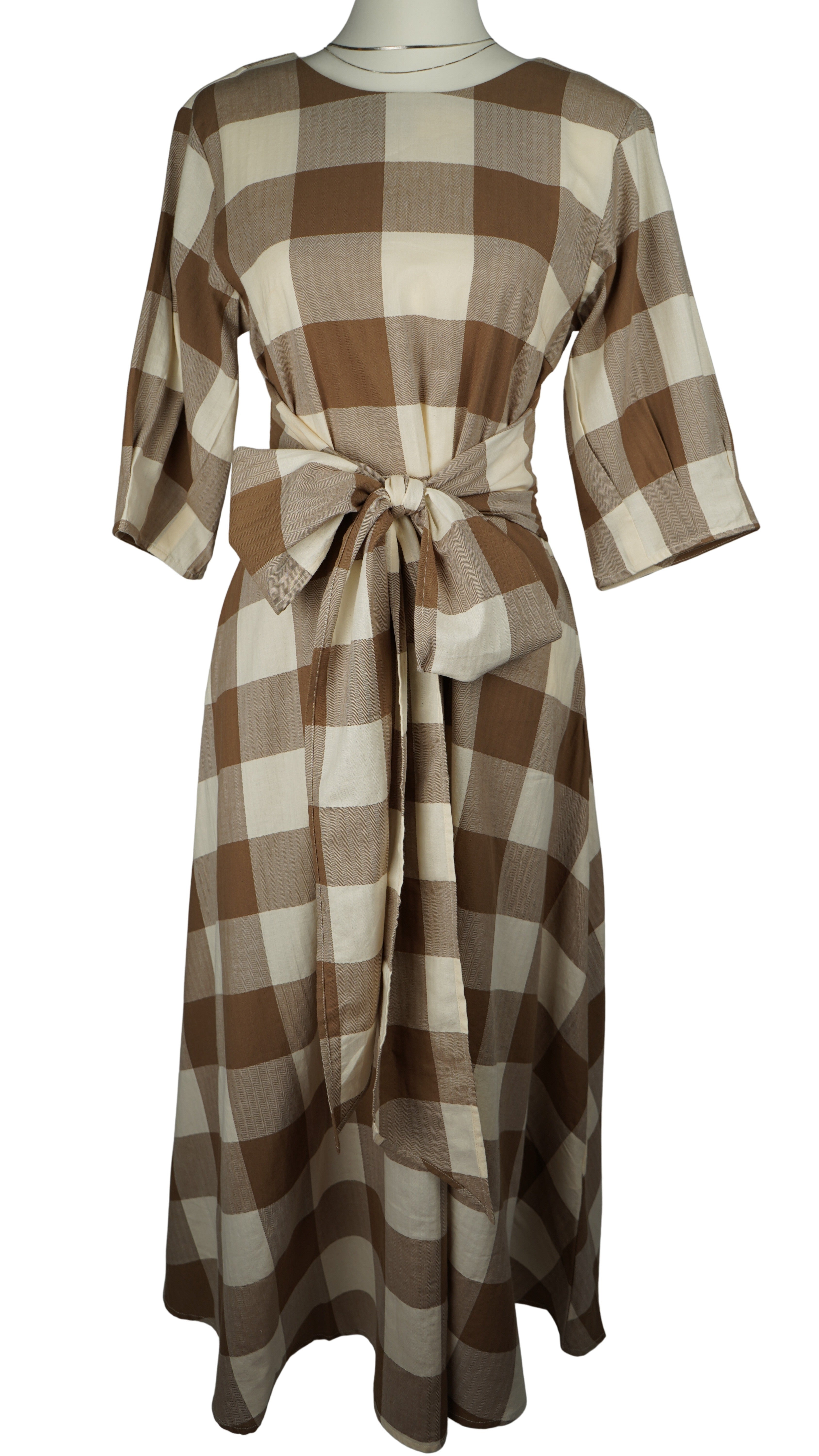 BLOCK CHECK DRESS【離島配送不可】