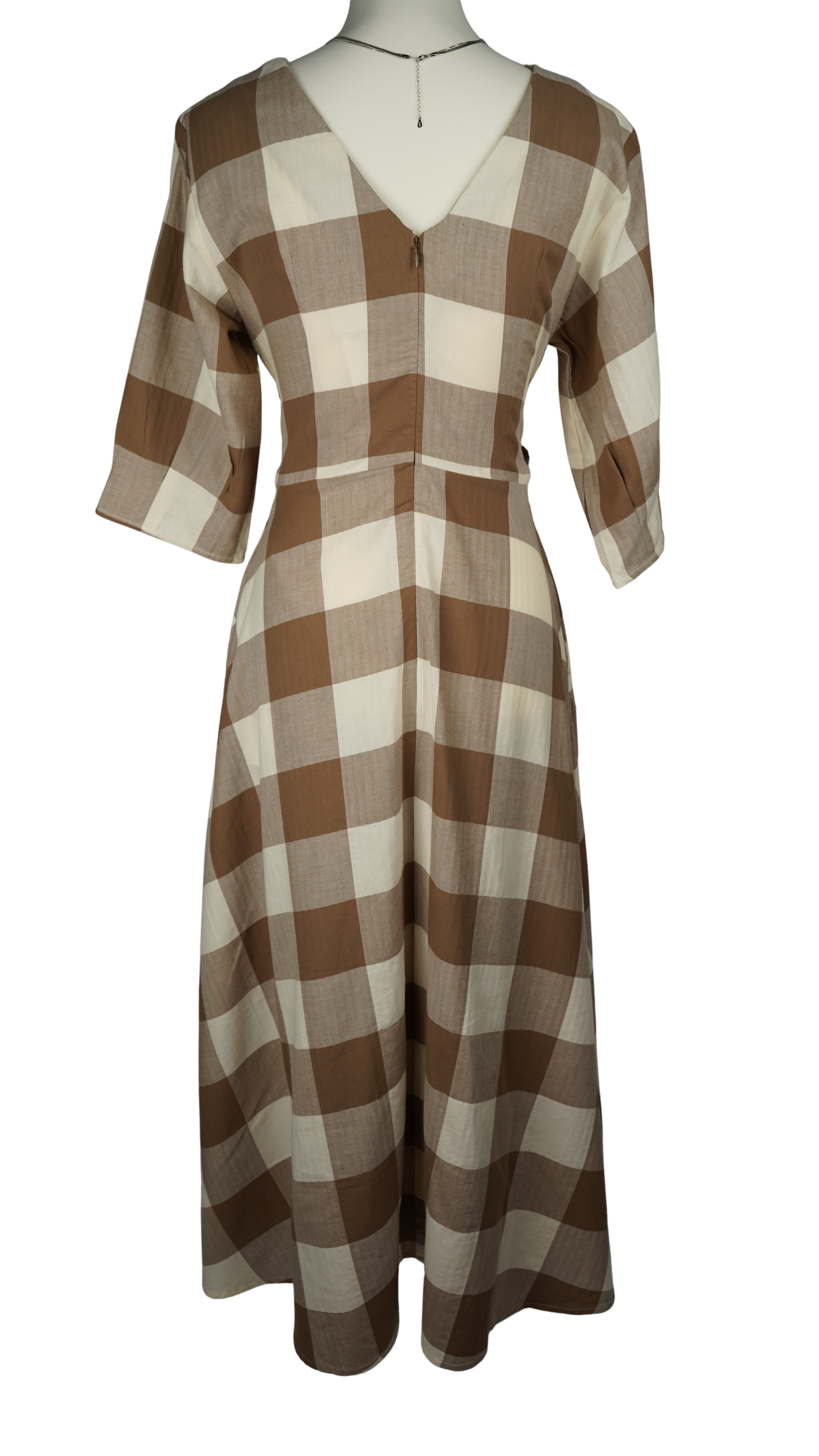 BLOCK CHECK DRESS【離島配送不可】