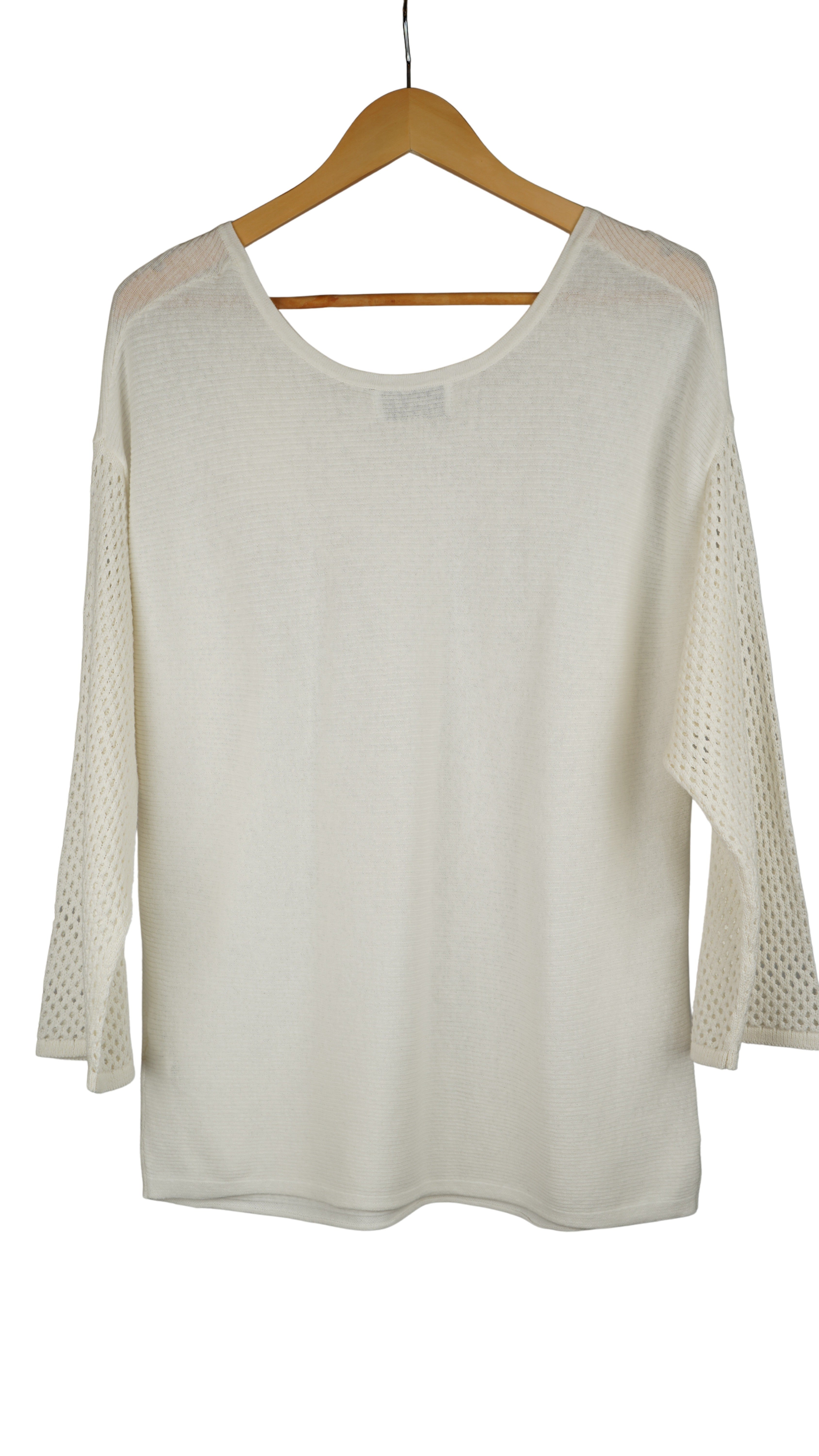 CROCHET SLEEVE KNIT TOPS【離島配送不可】