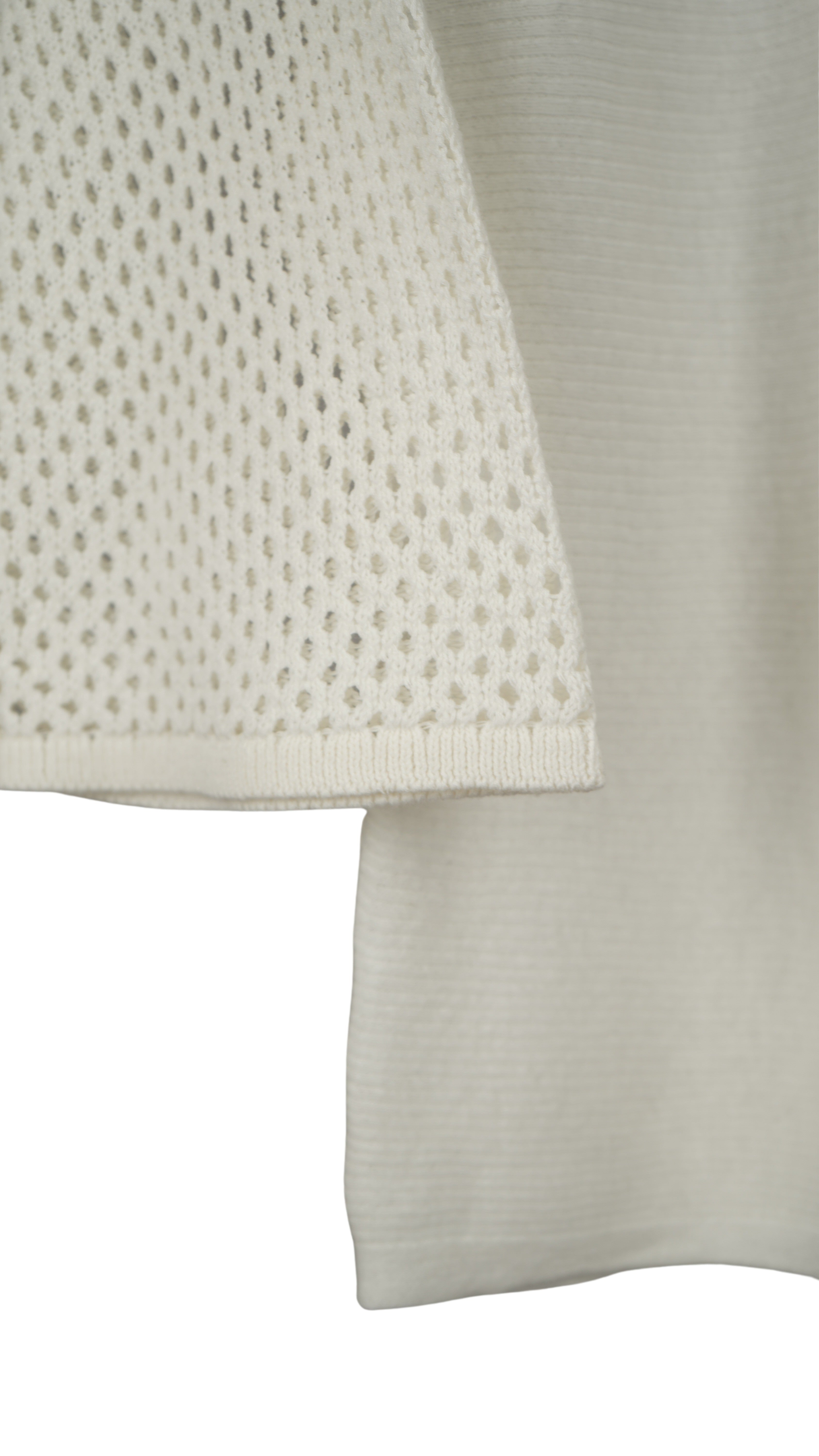 CROCHET SLEEVE KNIT TOPS【離島配送不可】