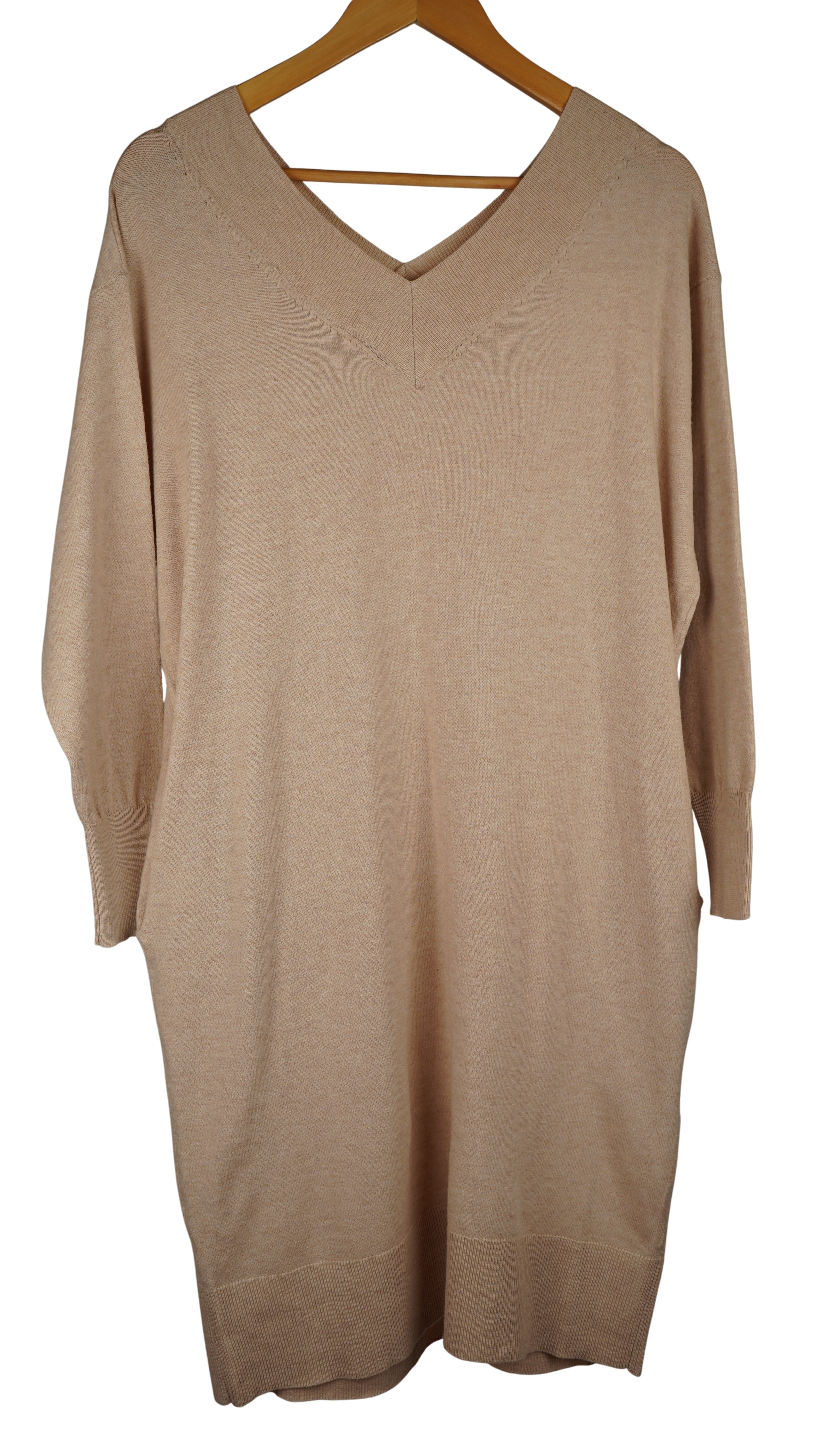 VNECK KNIT ONEPIECE【離島配送不可】