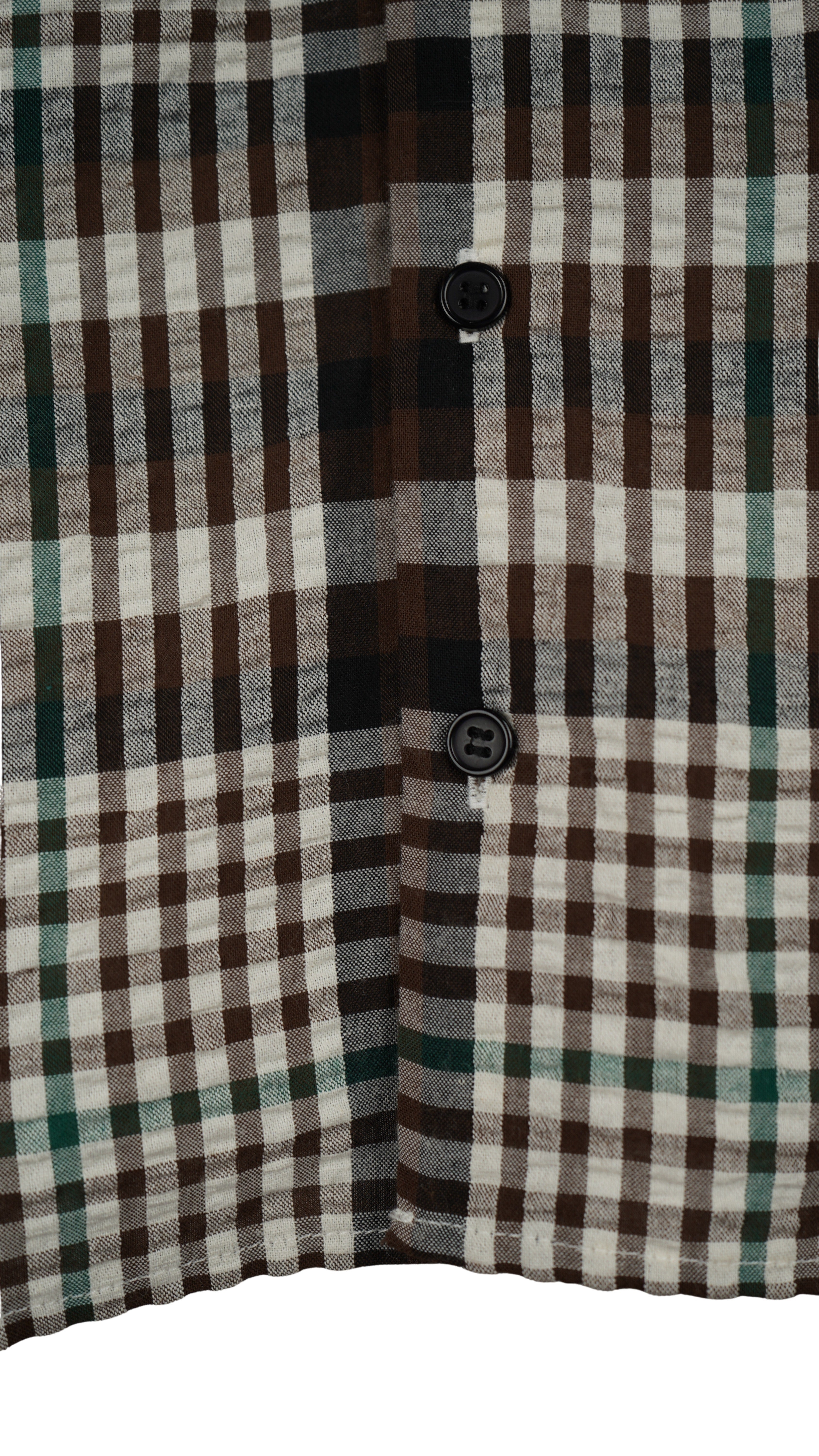 CHECK PUFF SLEEVE BLOUSE【離島配送不可】