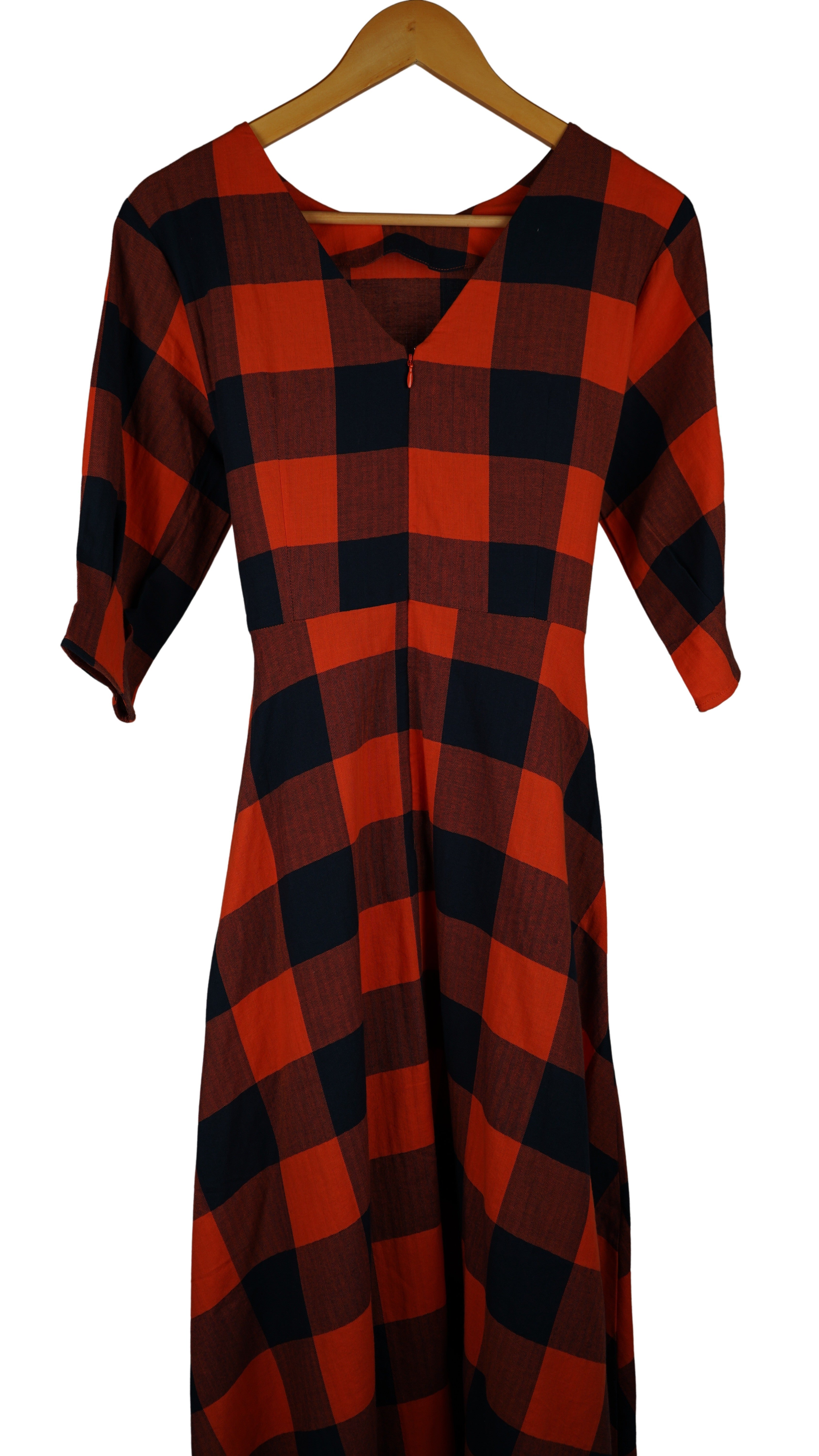 BLOCK CHECK DRESS【離島配送不可】