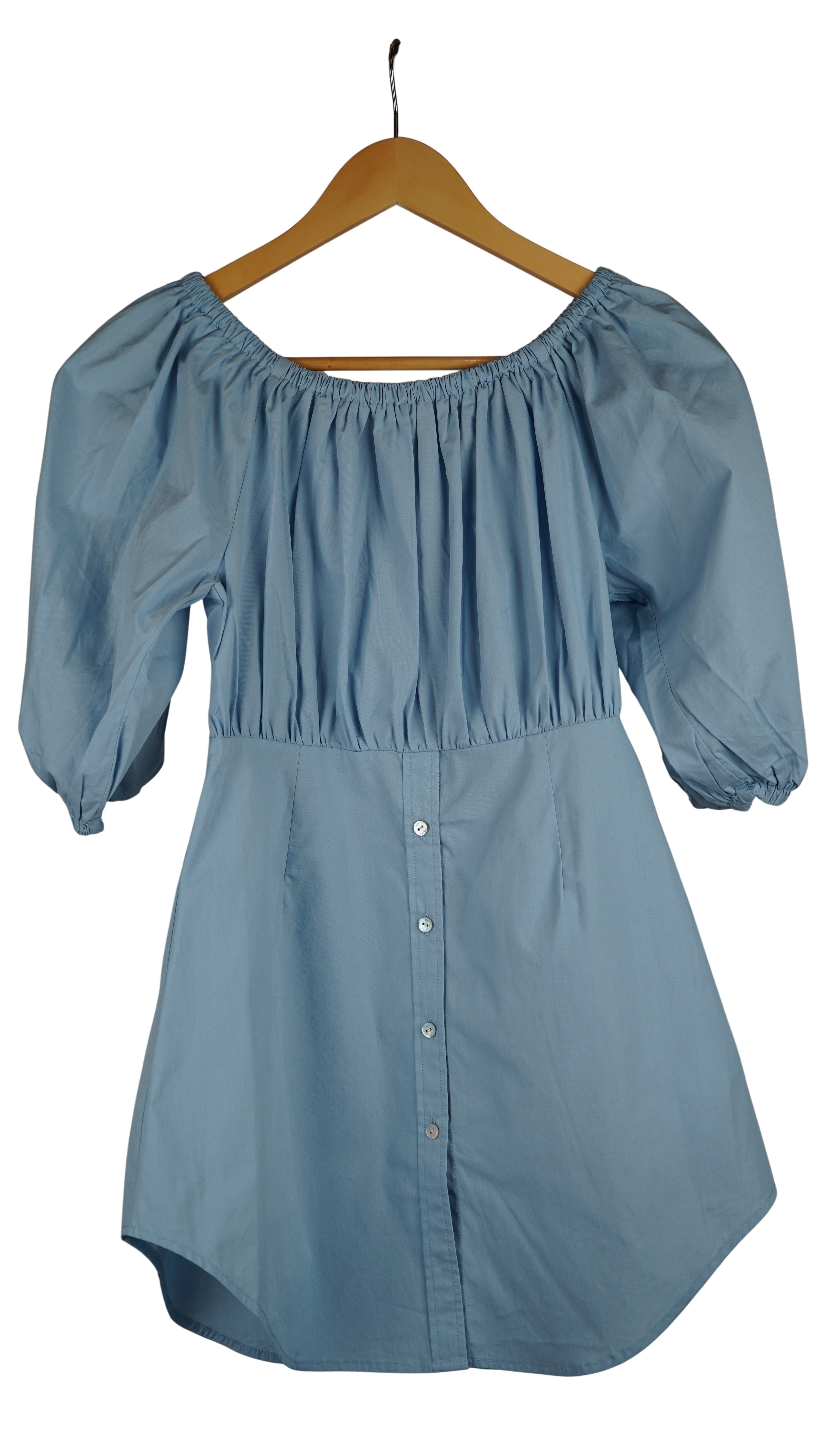 SHIRRING OFF SHOULDER TUNIC【離島配送不可】