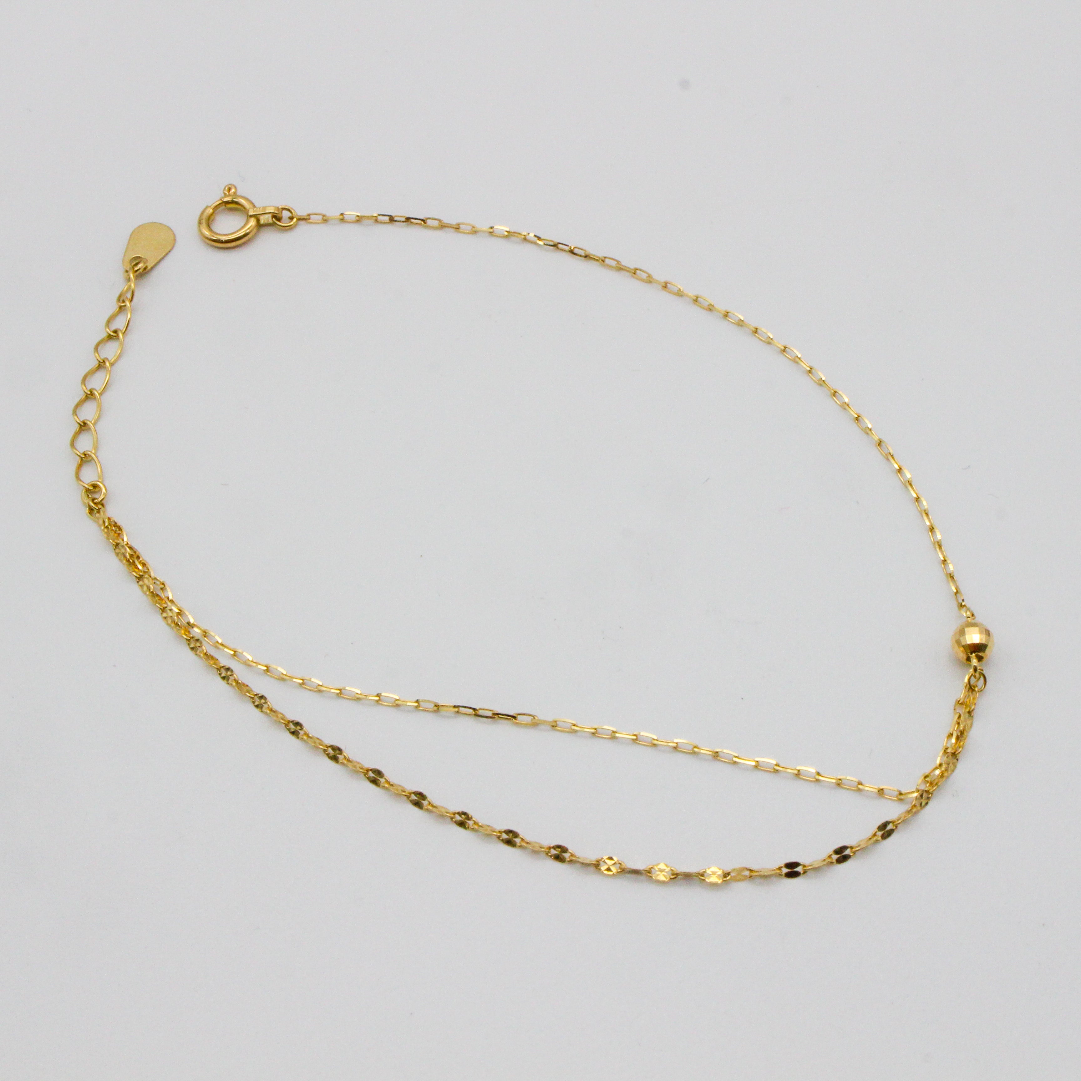 av-0006【K18YG】ブレスレット【離島配送不可】