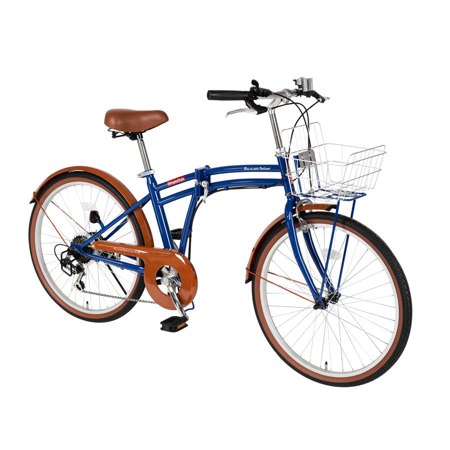 24型折畳自転車 シンプルスタイル PL246BS【離島配送不可】