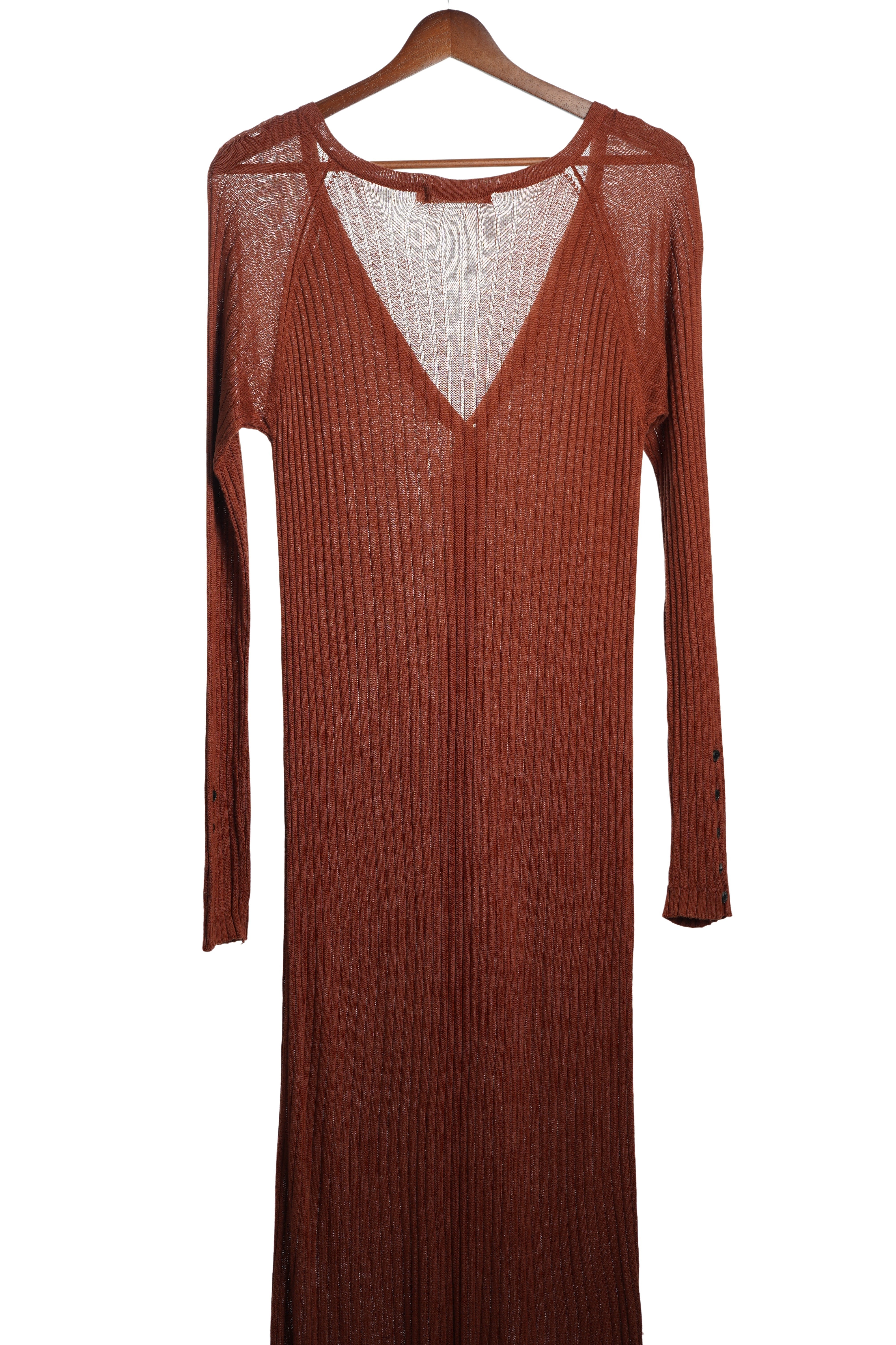 WIDE NECK RIB CARDIGAN【離島配送不可】