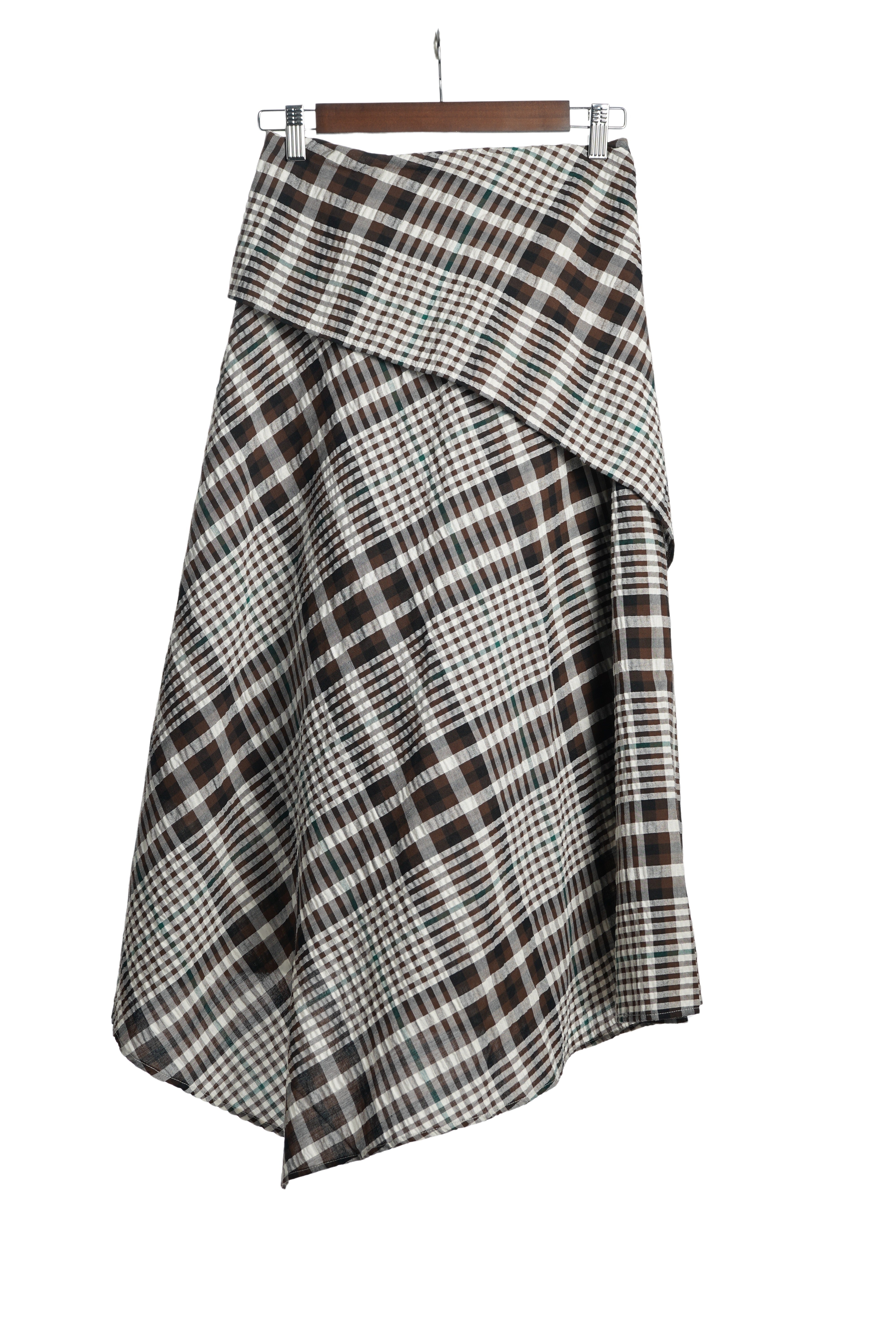 CHECK FLUTTER SKIRT【離島配送不可】