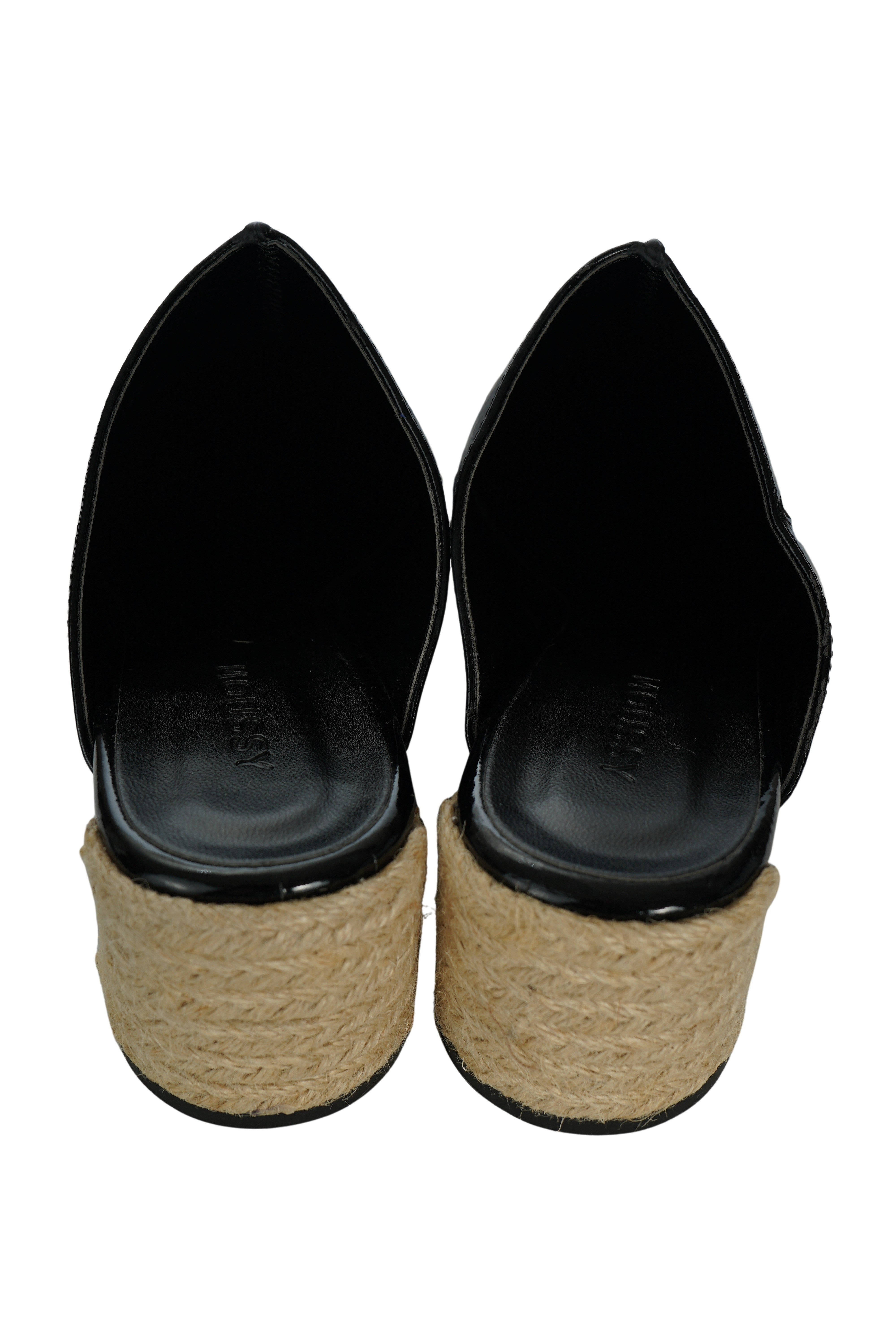JUTE ROUND HEEL MULE【離島配送不可】