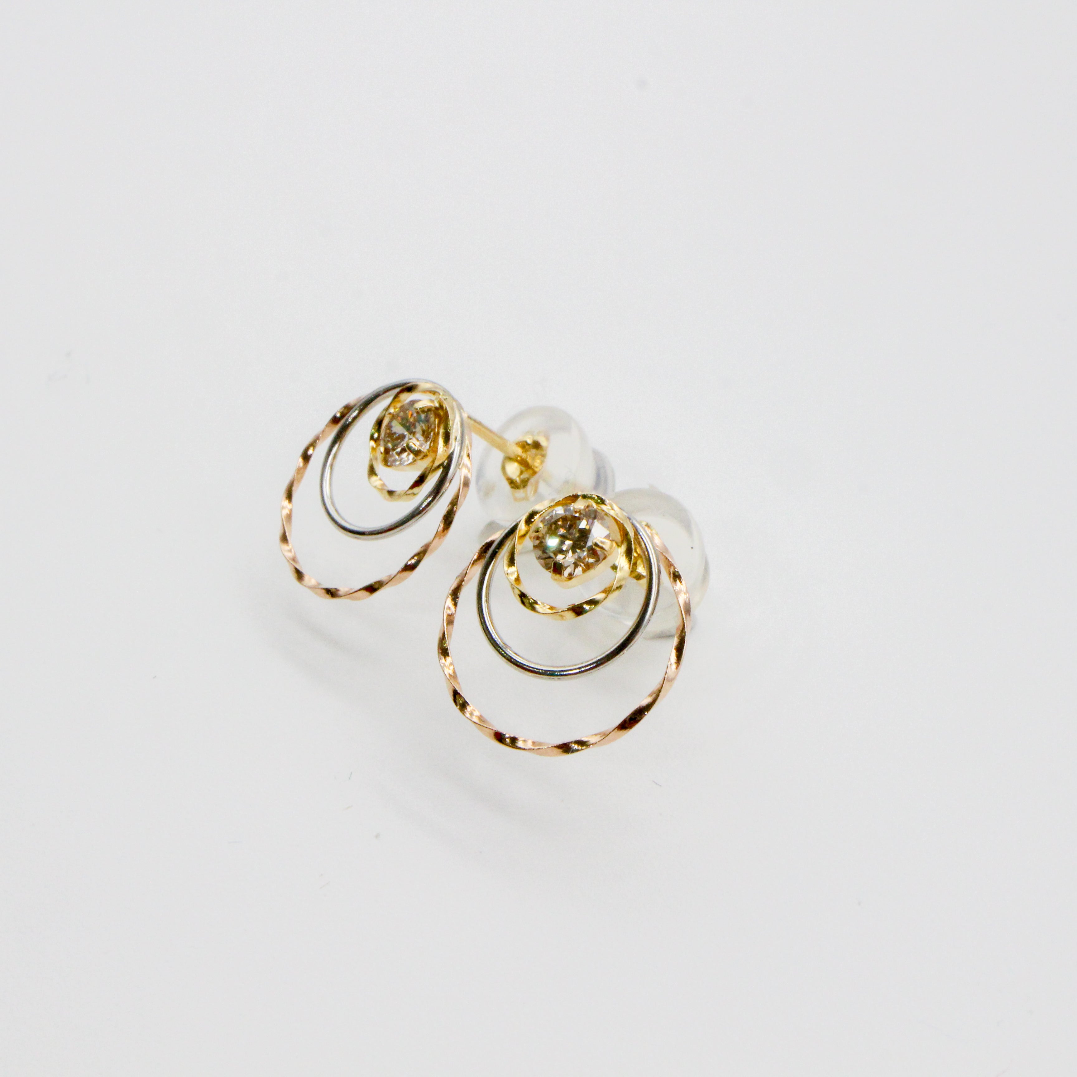 av-0036【PT900/K18/PG】ピアス【離島配送不可】