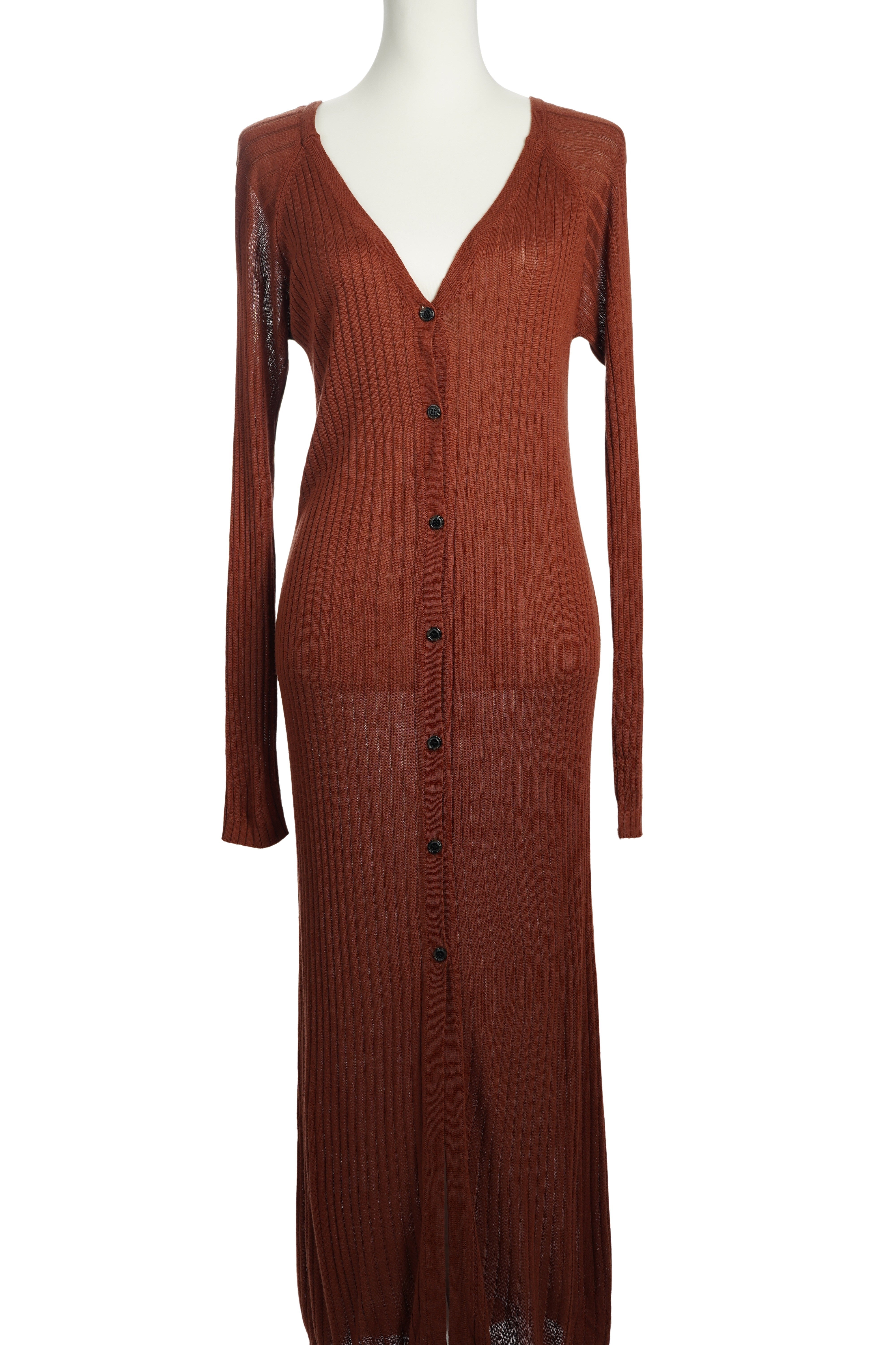 WIDE NECK RIB CARDIGAN【離島配送不可】