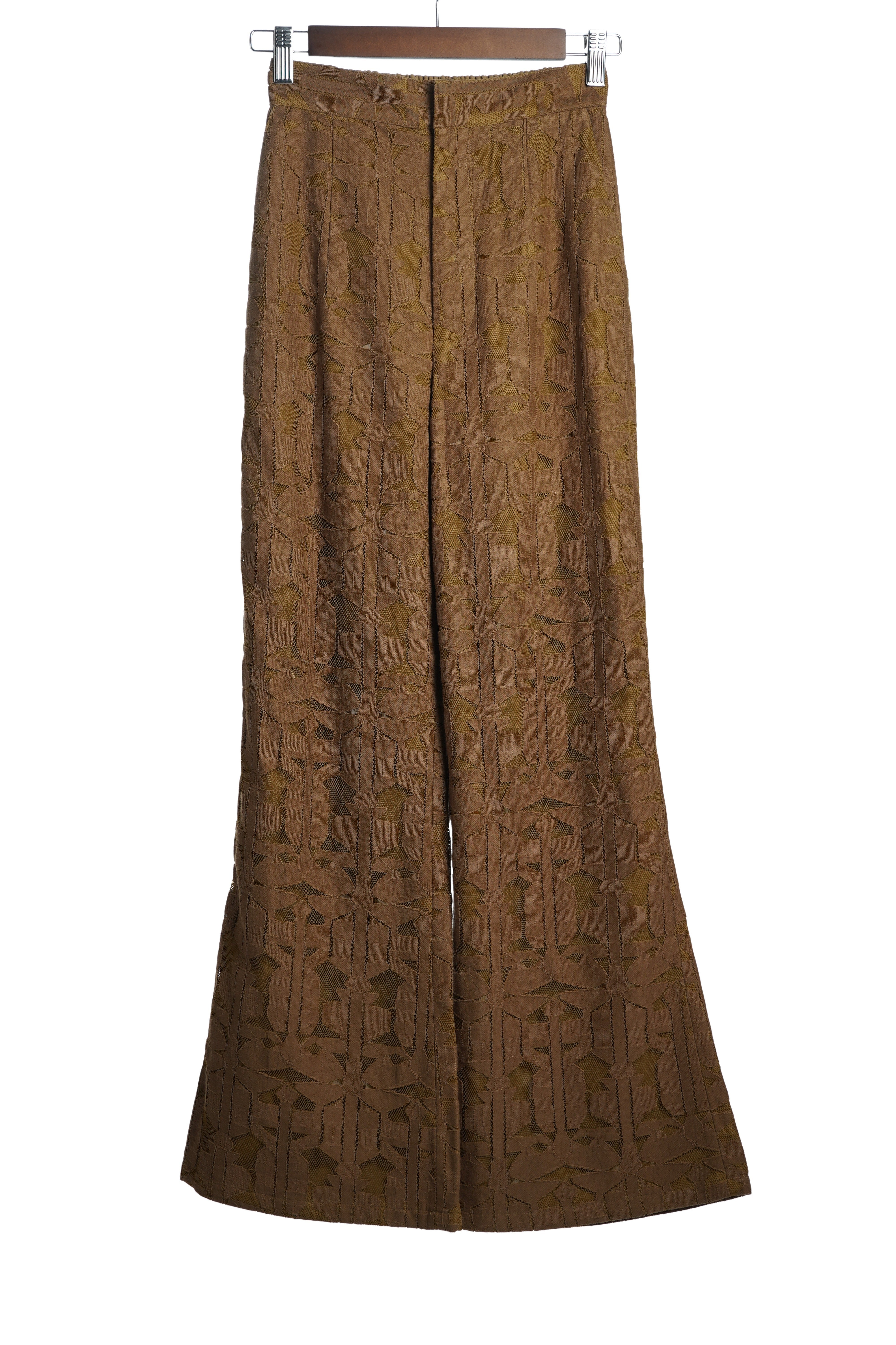 GEOMETRIC LACE PANTS