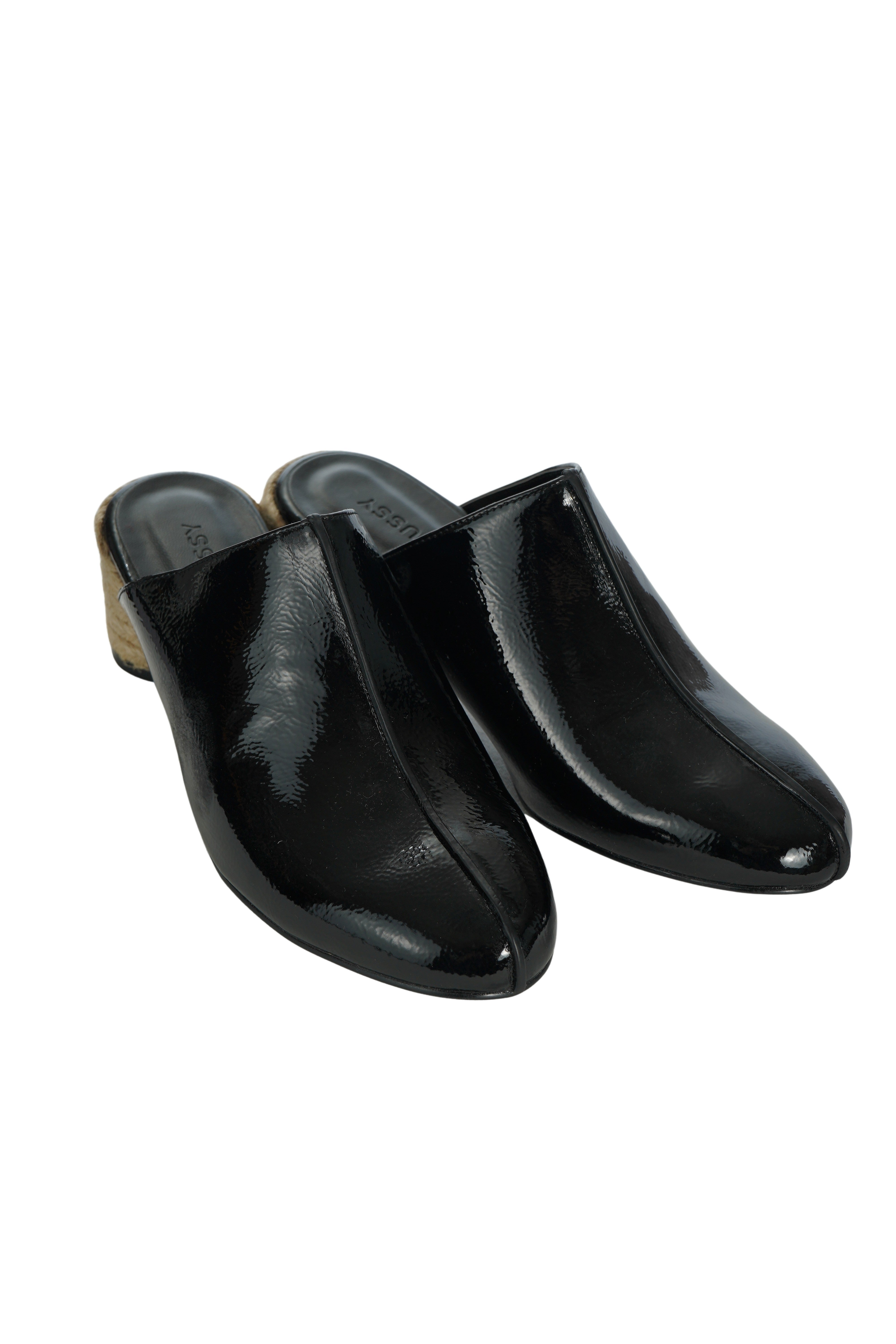 JUTE ROUND HEEL MULE【離島配送不可】