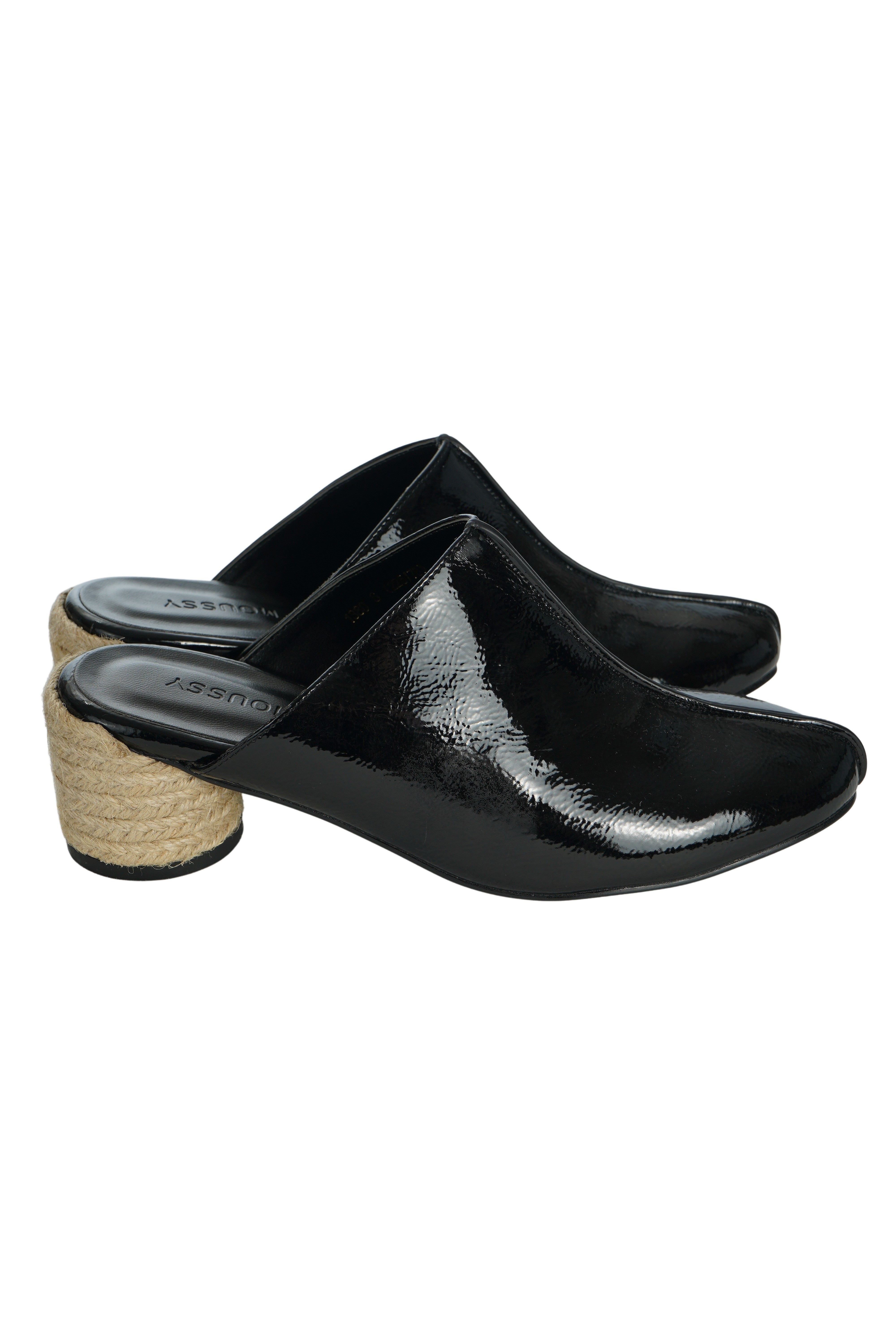 JUTE ROUND HEEL MULE【離島配送不可】
