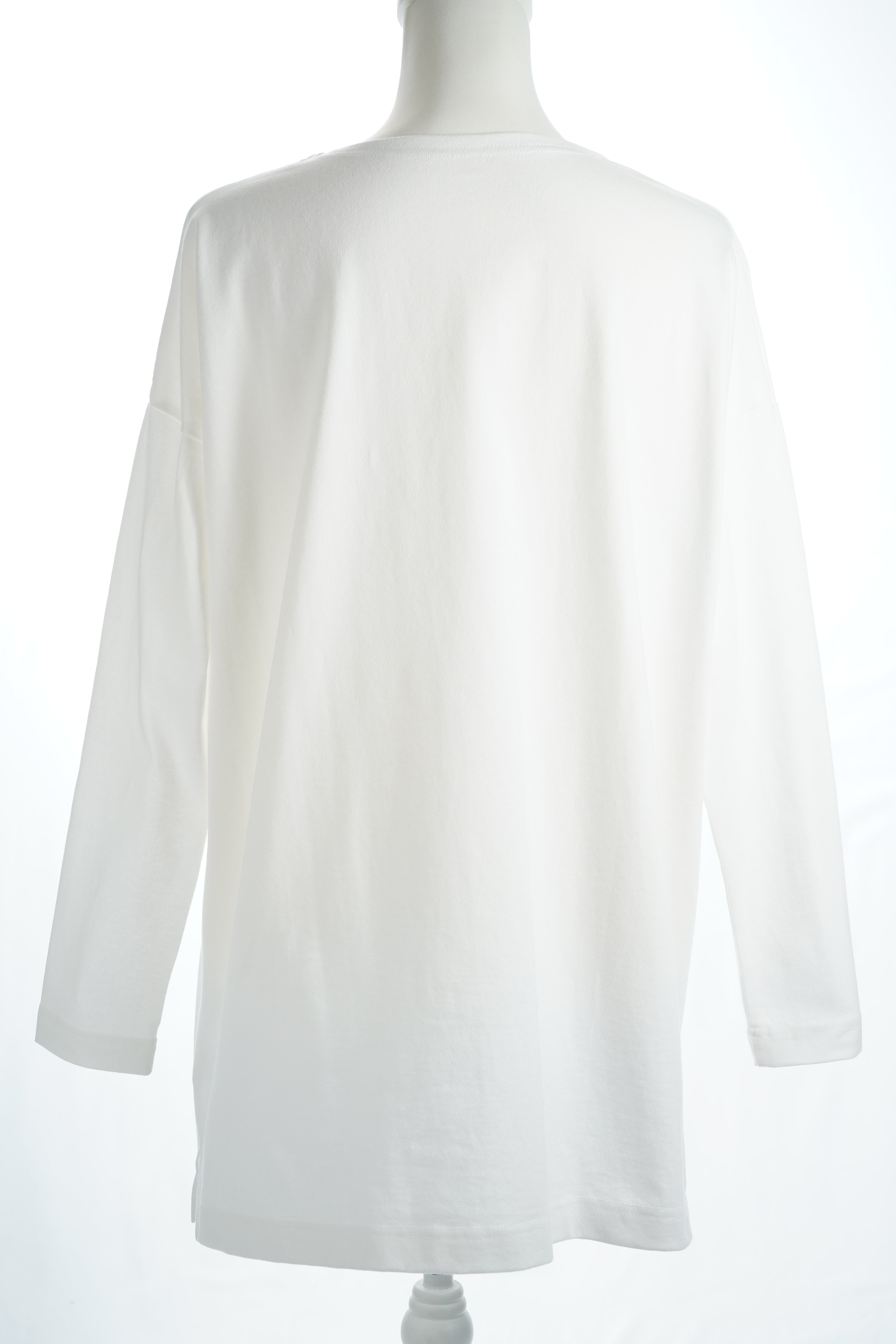 【受注生産品】ムカッタワラビ×ぜろわんけもの　ロンTトップス 無地 長袖 綿100【離島配送不可】